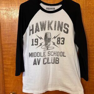 Stranger Things - Hawkins AV Club - 3/4 Sleeve